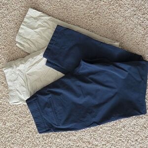 J. Crew Men's Cream and Navy Pants